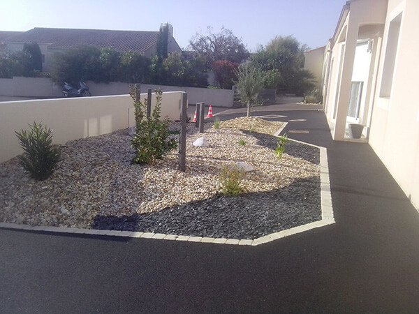 aménagement paysager et accès pavillon Olonne sur mer