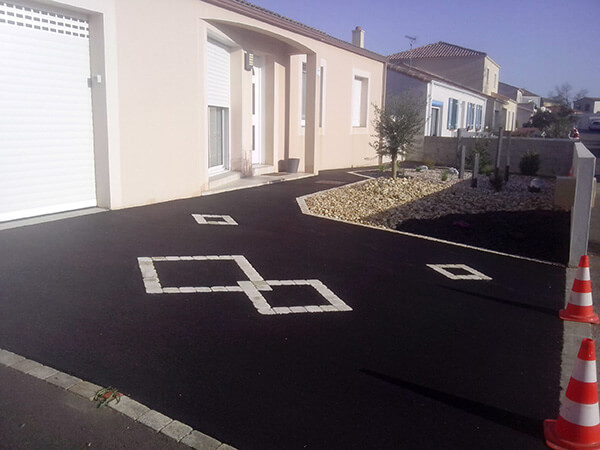 aménagement paysager et accès pavillon Olonne sur mer